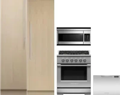 5 Piece Package Includes Refrigerator, Freezer, Range, Microwave And Dishwasher